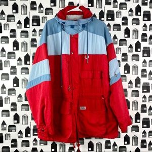 Schöffel x Gortex Vintage Red & Blue Ski Jacket